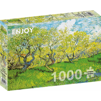 ENJOY Puzzle Vincent Van Gogh: Kvetoucí sad 1000 dílků