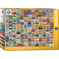 EUROGRAPHICS Puzzle VW Groovy Bus 2000 dílků
