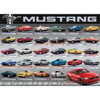 EUROGRAPHICS Puzzle Vývoj Fordu Mustang 1000 dílků