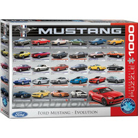EUROGRAPHICS Puzzle Vývoj Fordu Mustang 1000 dílků
