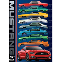EUROGRAPHICS Puzzle 50 let Fordu Mustang 1000 dílků