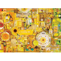 COBBLE HILL Puzzle Barvy duhy: Žlutá 1000 dílků