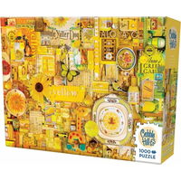 COBBLE HILL Puzzle Barvy duhy: Žlutá 1000 dílků