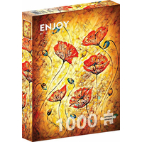 ENJOY Puzzle Červené vlčí máky 1000 dílků