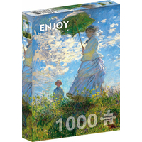 ENJOY Puzzle Claude Monet: Žena se slunečníkem 1000 dílků