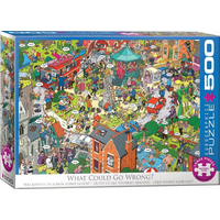 EUROGRAPHICS Puzzle Co se může pokazit? XL 500 dílků