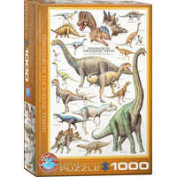 EUROGRAPHICS Puzzle Dinosauři z jurského období 1000 dílků