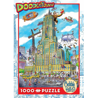 COBBLE HILL Puzzle DoodleTown: Empire State 1000 dílků