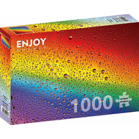 ENJOY Puzzle Duhové kapky 1000 dílků