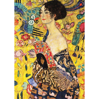ENJOY Puzzle Gustav Klimt: Dáma s vějířem 1000 dílků