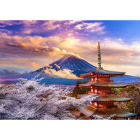ENJOY Puzzle Hora Fudži na jaře, Japonsko 1000 dílků