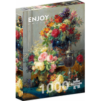 ENJOY Puzzle Jarní květiny s kalichem 1000 dílků