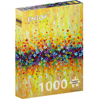 ENJOY Puzzle Jemná abstrakce v barvách 1000 dílků
