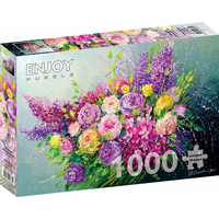 ENJOY Puzzle Kytice růží pro ni 1000 dílků