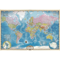 EUROGRAPHICS Puzzle Mapa světa 2000 dílků