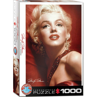 EUROGRAPHICS Puzzle Marilyn Monroe: Červený portrét 1000 dílků