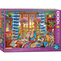 EUROGRAPHICS Puzzle Patchworková šicí dílna 1000 dílků