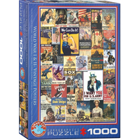 EUROGRAPHICS Puzzle Plakáty z 1. a 2. světové války 1000 dílků