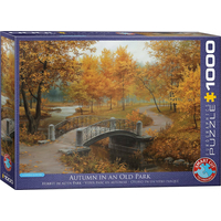 EUROGRAPHICS Puzzle Podzim ve starém parku 1000 dílků