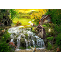ENJOY Puzzle Srub u kouzelné říčky 1000 dílků