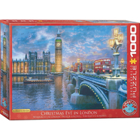 EUROGRAPHICS Puzzle Štědrý večer v Londýně 1000 dílků