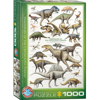EUROGRAPHICS Puzzle Svět dinosaurů: Křída 1000 dílků