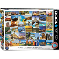 EUROGRAPHICS Puzzle Světoběžník - Austrálie 1000 dílků