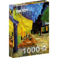 ENJOY Puzzle Vincent Van Gogh: Terasa kavárny v noci 1000 dílků