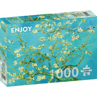 ENJOY Puzzle Vincent Van Gogh: Větev mandlovníku 1000 dílků