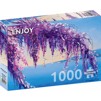 ENJOY Puzzle Vistárie u moře 1000 dílků