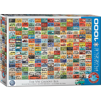 EUROGRAPHICS Puzzle VW Groovy Bus 1000 dílků