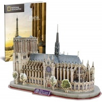 CUBICFUN 3D puzzle National Geographic: Katedrála Notre-Dame 128 dílků