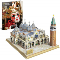 CUBICFUN 3D puzzle National Geographic: Náměstí svatého Marka 107 dílků