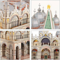 CUBICFUN 3D puzzle National Geographic: Náměstí svatého Marka 107 dílků