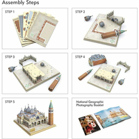 CUBICFUN 3D puzzle National Geographic: Náměstí svatého Marka 107 dílků
