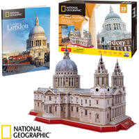 CUBICFUN 3D puzzle National Geographic: Katedrála svatého Pavla 107 dílků