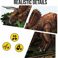 CUBICFUN 3D puzzle National Geographic: Triceratops 44 dílků