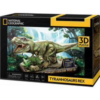 CUBICFUN 3D puzzle National Geographic: Tyrannosaurus Rex 52 dílků