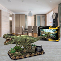 CUBICFUN 3D puzzle National Geographic: Tyrannosaurus Rex 52 dílků