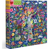 EEBOO Čtvercové puzzle Strom života 1000 dílků