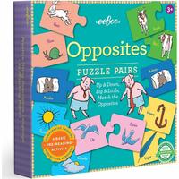 EEBOO Duo puzzle Protiklady (anglicky) 25x2 dílky