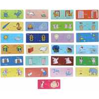EEBOO Duo puzzle Protiklady (anglicky) 25x2 dílky
