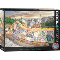 EUROGRAPHICS Puzzle Barcelona - park Güell 1000 dílků