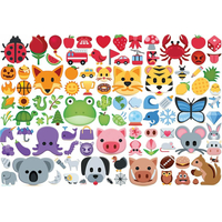 EUROGRAPHICS Puzzle Barevní Emoji 100 dílků