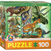 EUROGRAPHICS Puzzle Býložraví dinosauři 100 dílků