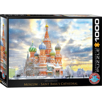 EUROGRAPHICS Puzzle Chrám Vasila Blaženého, Moskva 1000 dílků