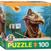 EUROGRAPHICS Puzzle Dino selfie 100 dílků