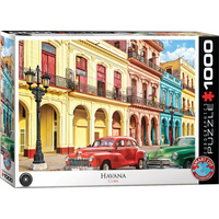 EUROGRAPHICS Puzzle Havana, Kuba 1000 dílků