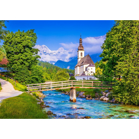 ENJOY Puzzle Kostelík v Ramsau, Německo 1000 dílků