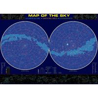 EUROGRAPHICS Puzzle Mapa nebe 1000 dílků